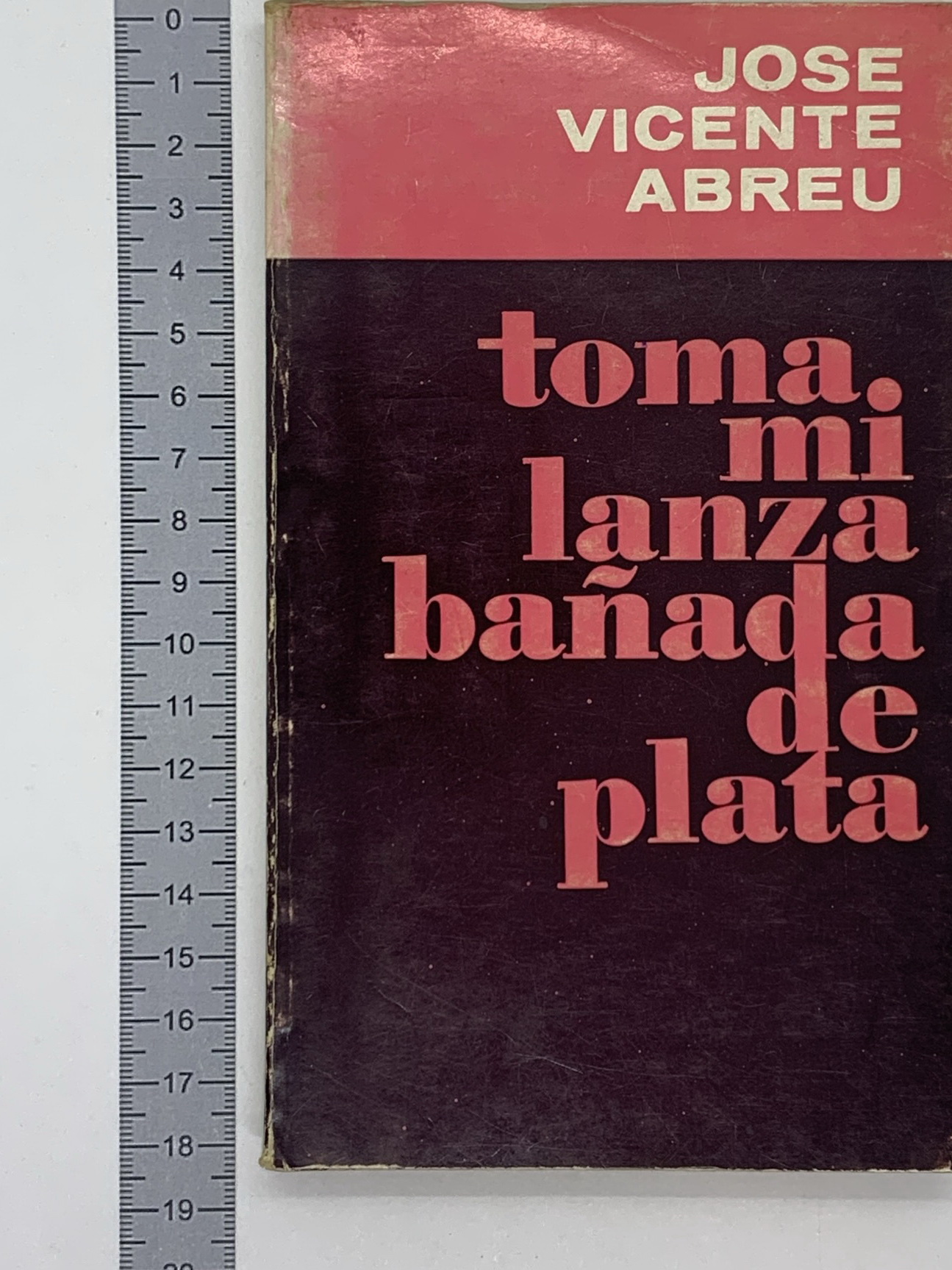 Toma mi lanza banada de plata
