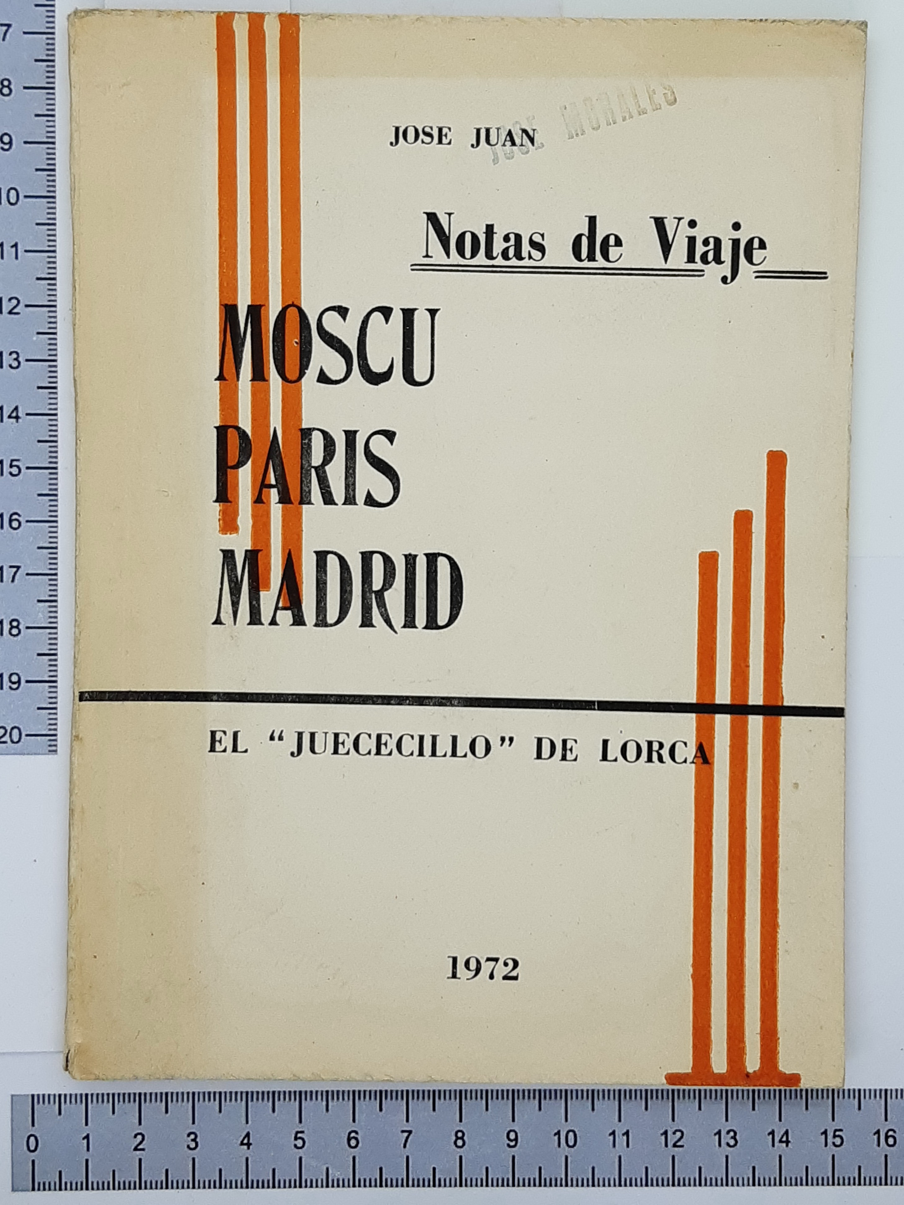 Notas de Viaje Moscu Paris Madrid