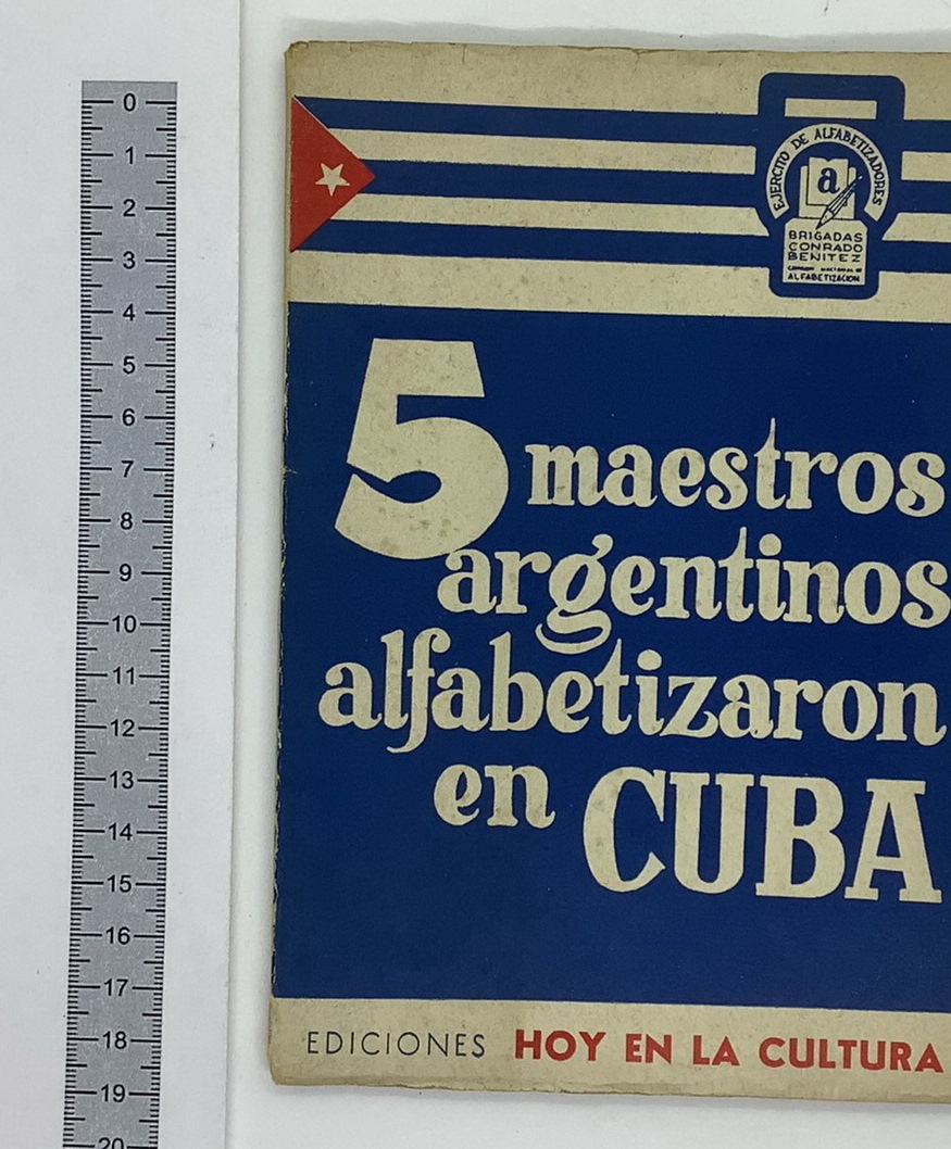 5 maestros argentinos alfabetizaron en Cuba