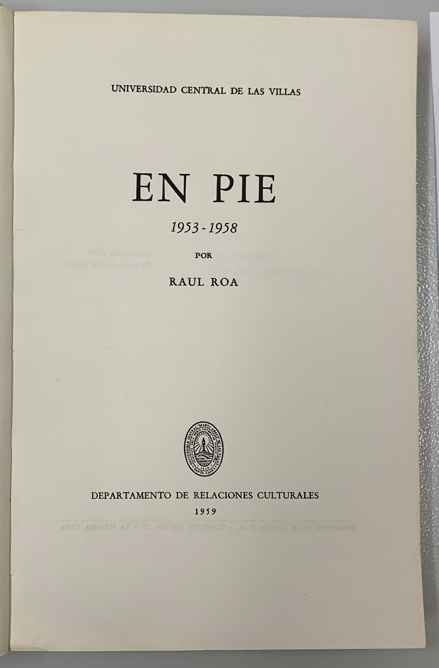 Cuba Oprimida y Liberada, Jorge Zalamea