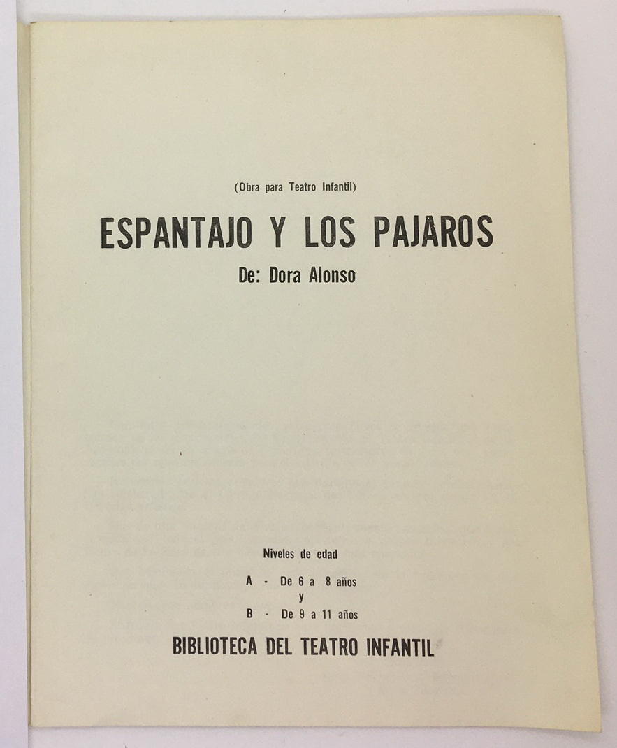 Espantajo y los pajaros, Dora Alonso