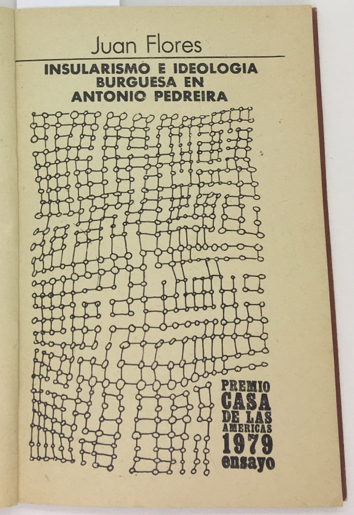 Insularismo e ideologia gurguesa en Antonio Pedreira, Juan Flores