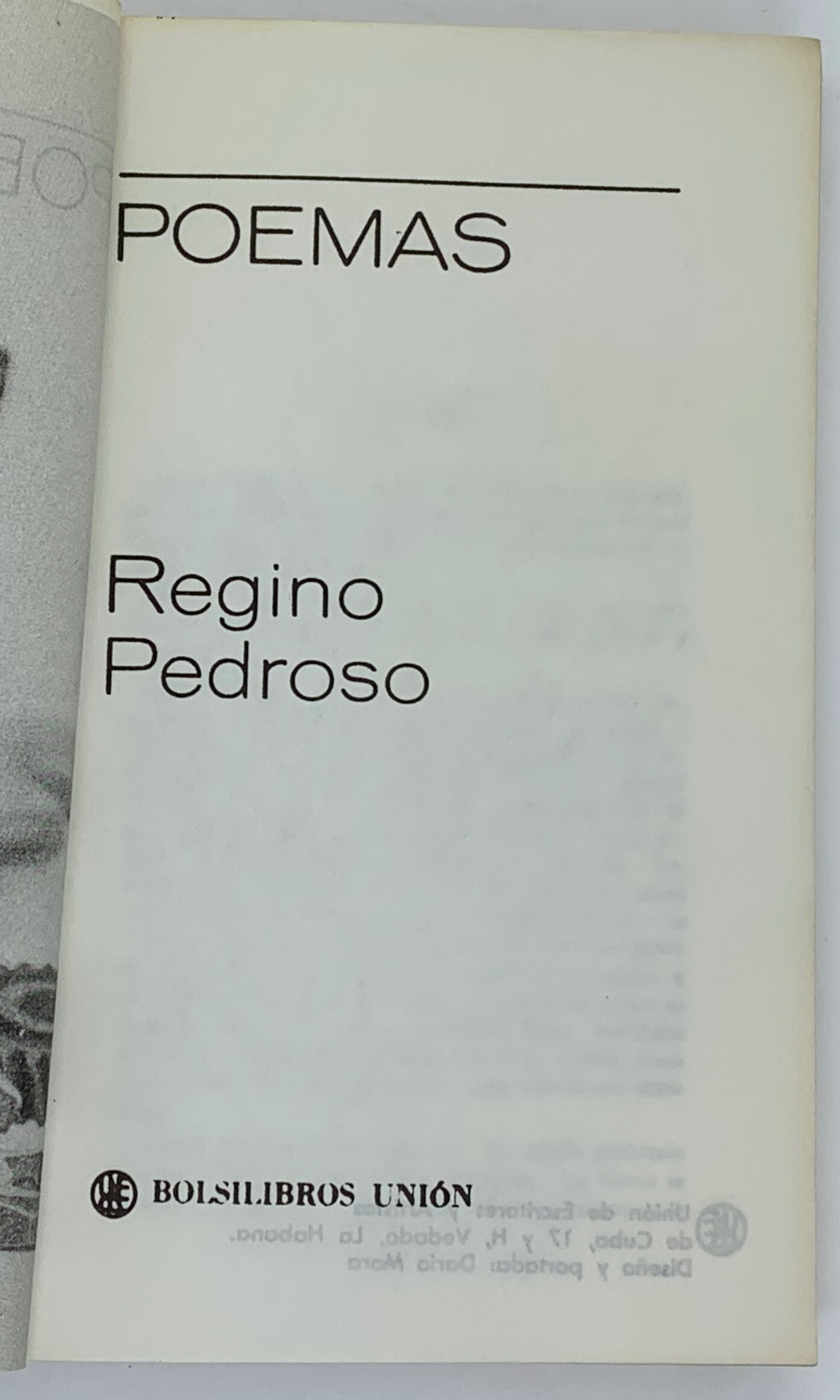 Poemas, Regino Pedroso
