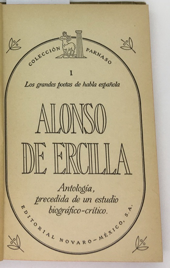 Coleccion Parnaso. 1: Los grandes poetas de habla espanola Antologia, precedida de un estudio biografico-critico, Machado Antonio