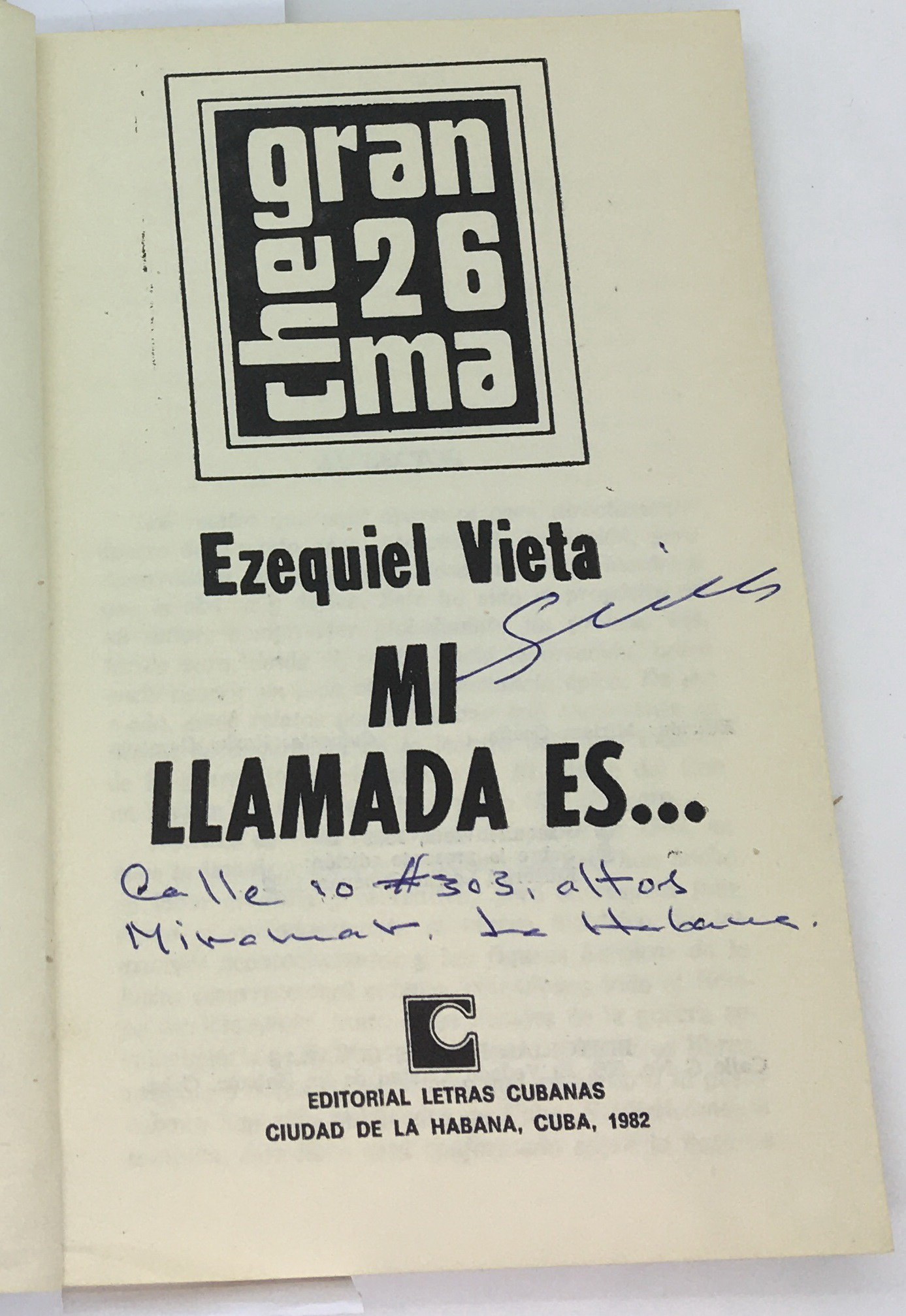 Mi Llamada Es…, Ezequiel Vieta