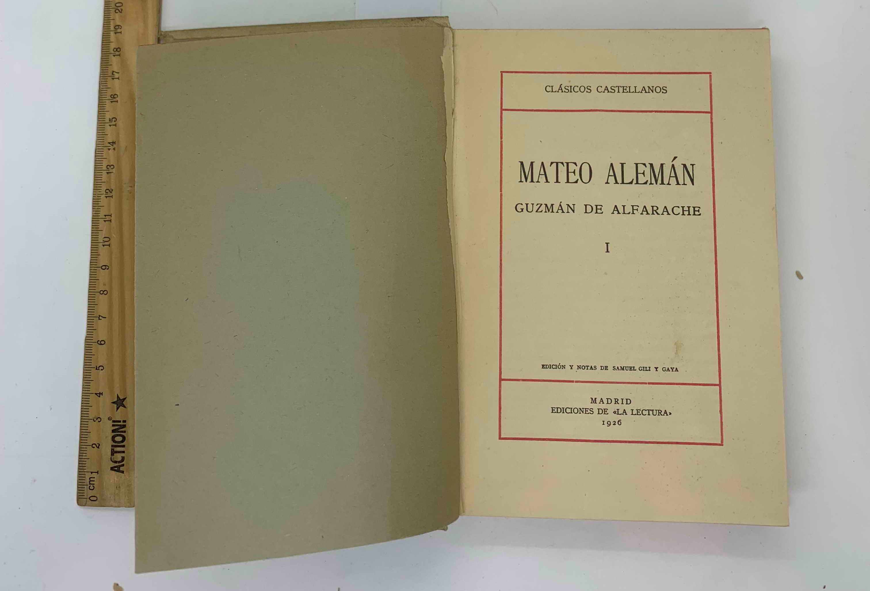 Guzman de Alfarache: vol. I
