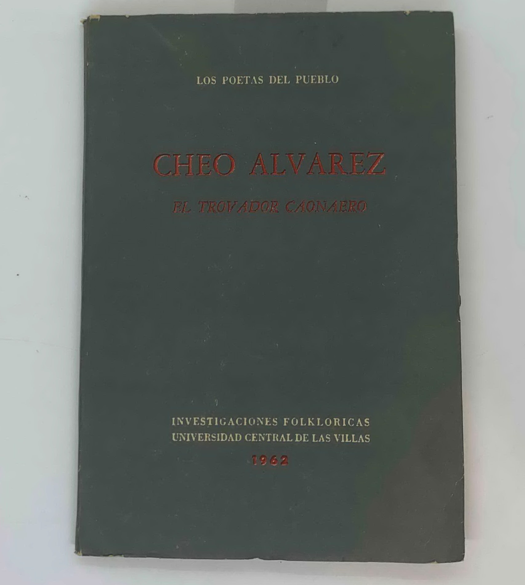 Cheo Alvarez, el trovador caonaero