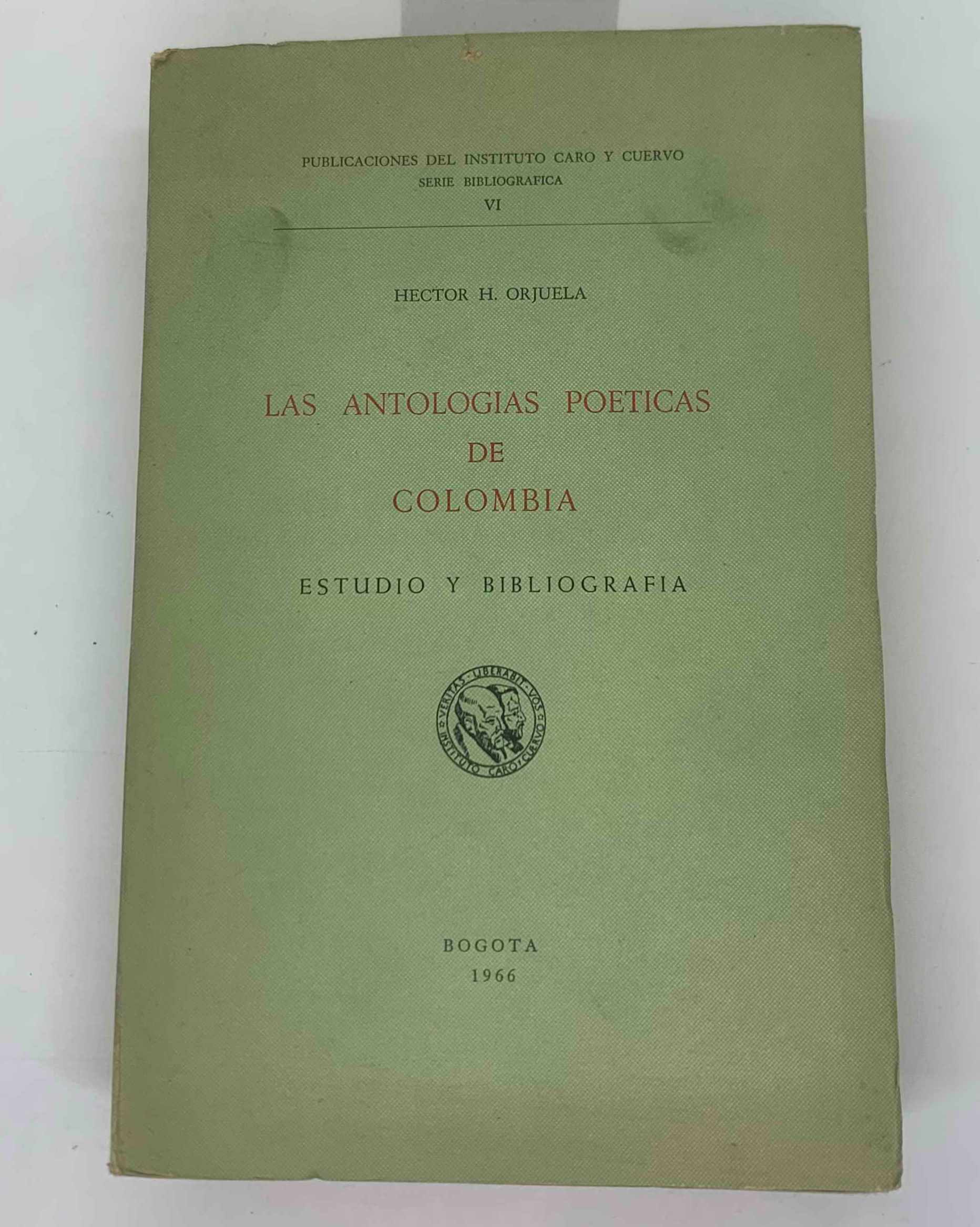 Las antologias poeticas de Colombia